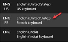 Default Language for Keyboard 