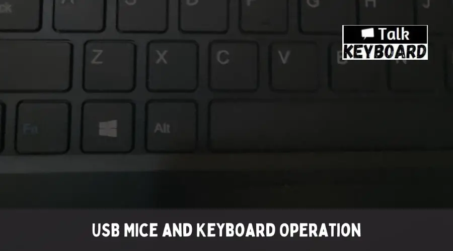 USB Mice and Keyboard Operation