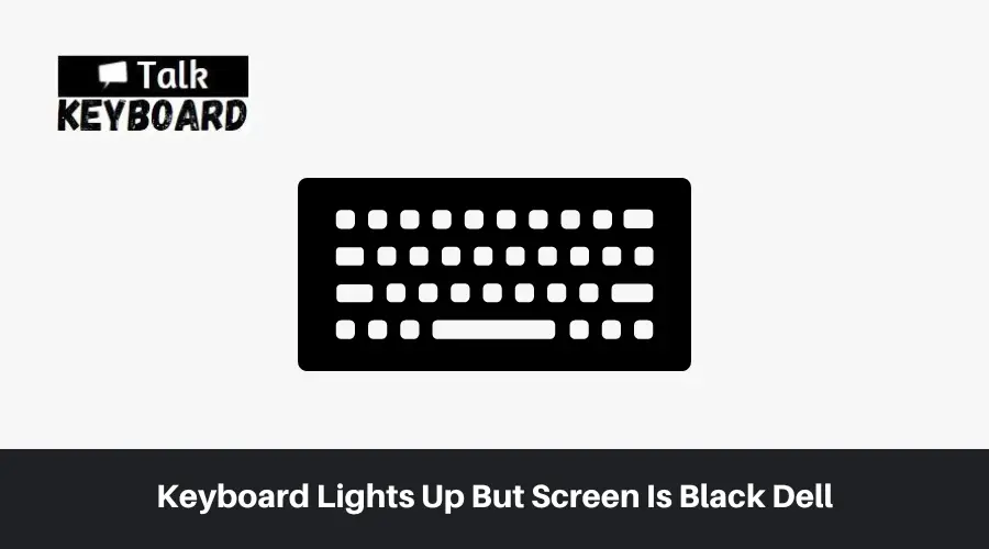 Keyboard Lights Up But Screen Is Black Dell 