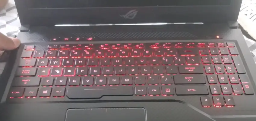 Laptop Keyboard Flashing