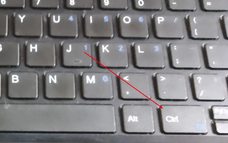 ctrl key