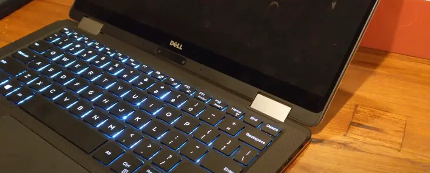 Dell laptop screen black