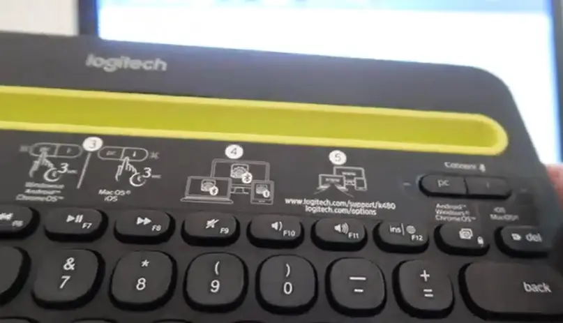 Logitech wireless keyboard