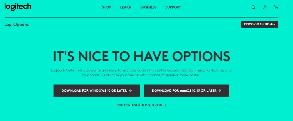 Logitech Options software