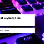 Mechanical keyboard iso layout