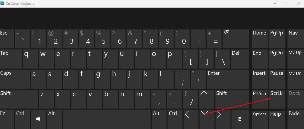how to unlock laptop screen using keyboard