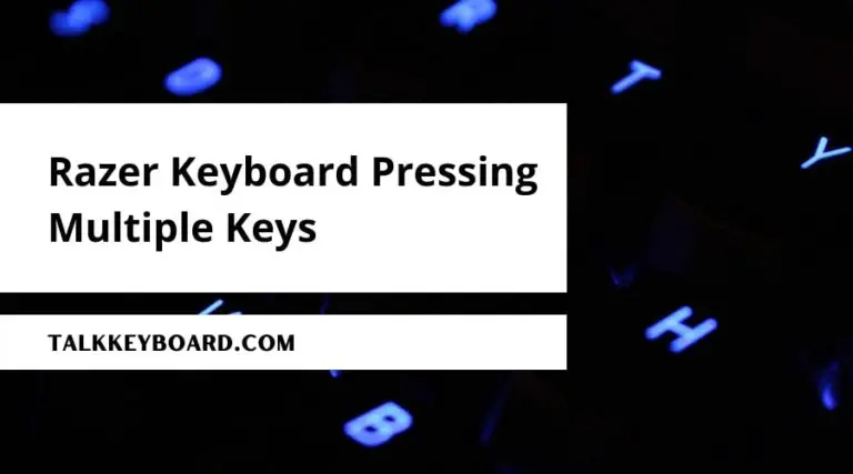 Razer Keyboard Pressing Multiple Keys