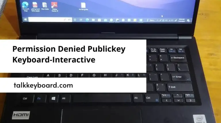 Permission Denied Publickey Keyboard-Interactive