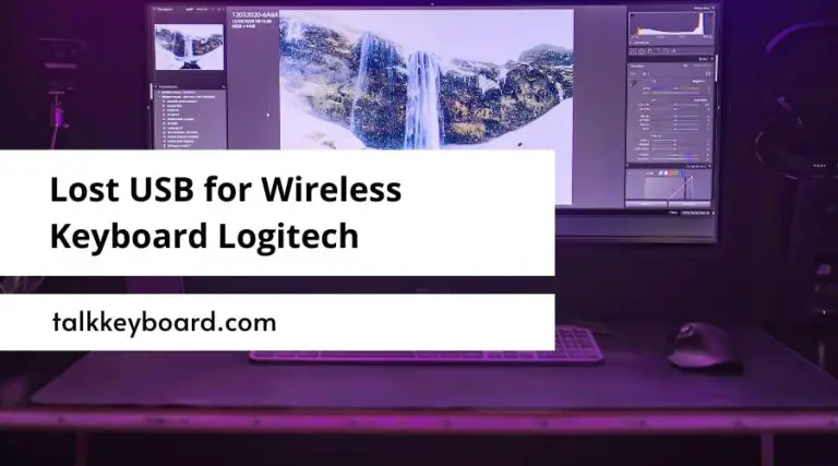 Lost USB for Wireless Keyboard Logitech