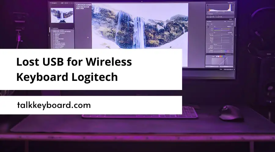 Lost USB for Wireless Keyboard Logitech