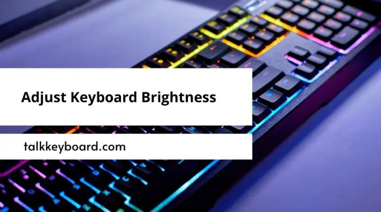 Keyboard Brightness