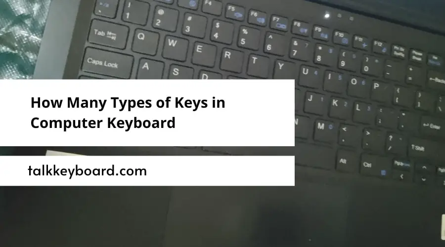 Types of Keys in Computer Keyboard?