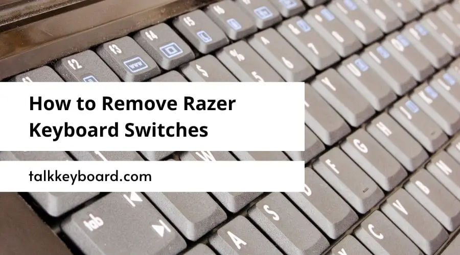How to Remove Razer Keyboard Switches