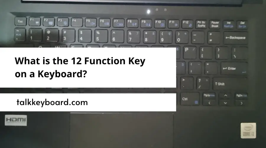 What is the 12 Function Key on a Keyboard?