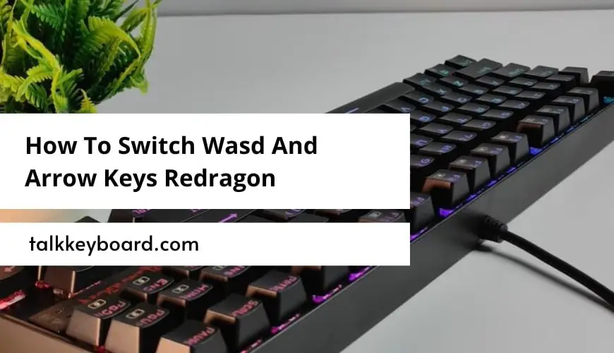 How To Switch Wasd And Arrow Keys Redragon