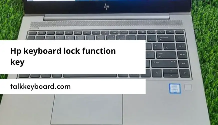 Hp keyboard lock function key