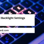 Keyboard Backlight Settings HP